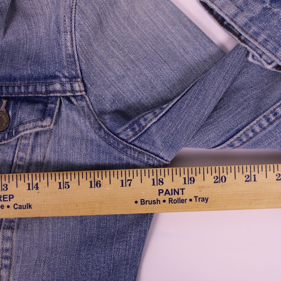 Comfort Denim Classic Light Wash Jean Jacket - Size XL - Picture 4 of 5